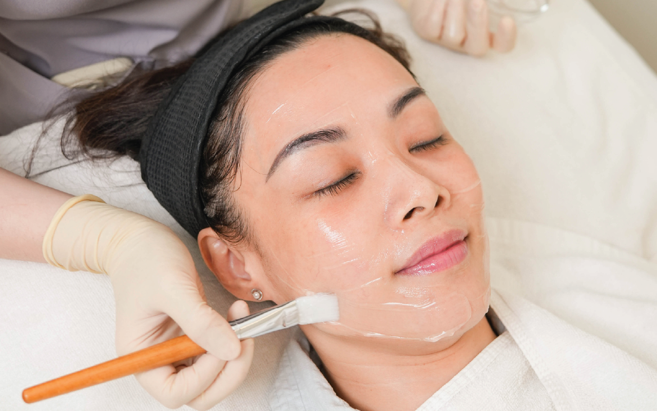 Chemical peel for skin tone and texture
